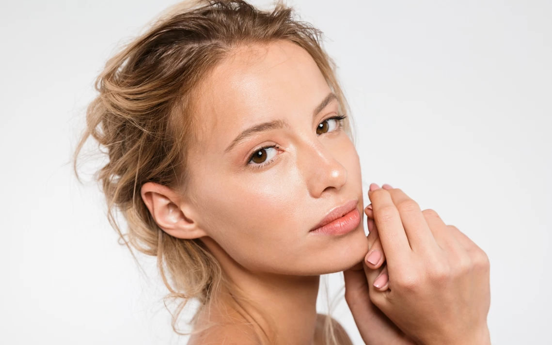 Frau mit gepflegter Haut