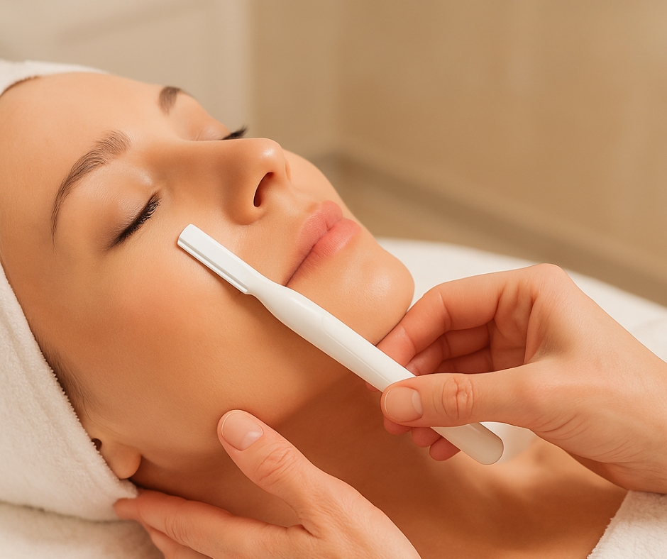 Dermaplaning Behandlung im Kosmetikinstitut